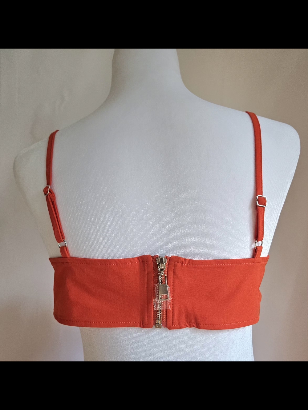 MUY MUY Fancy Collection 2 Piece Cargo Pant Set Orange Crop Top Size L - Picture 3 of 15